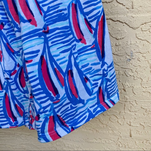 Lilly Pulitzer Girls Red Right Return Ana Dress XS - Picture 5 of 8